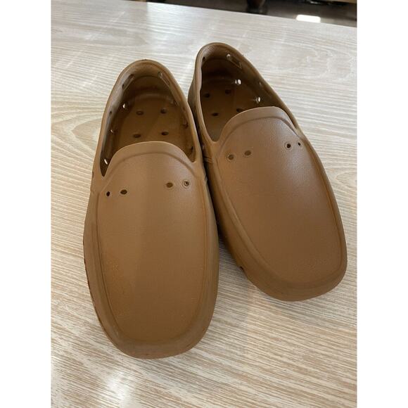 Tucket Giller Deck Boat Driving Shoes Mens Size 9 Cognac & Vanilla New laces - Picture 8 of 8